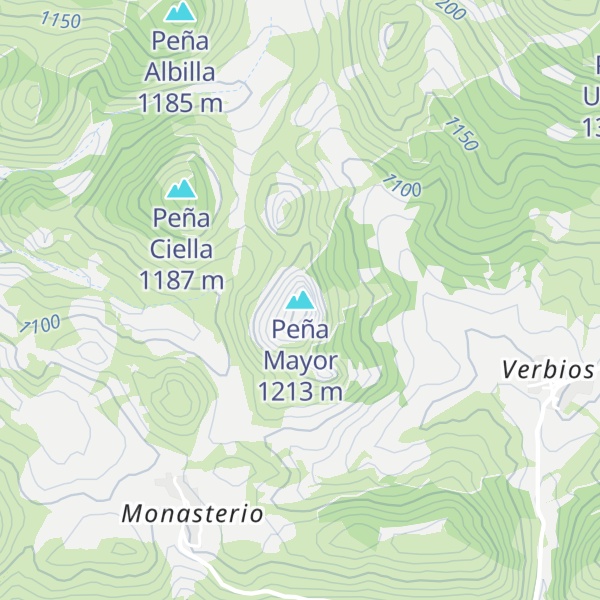 Map of Peña Mayor