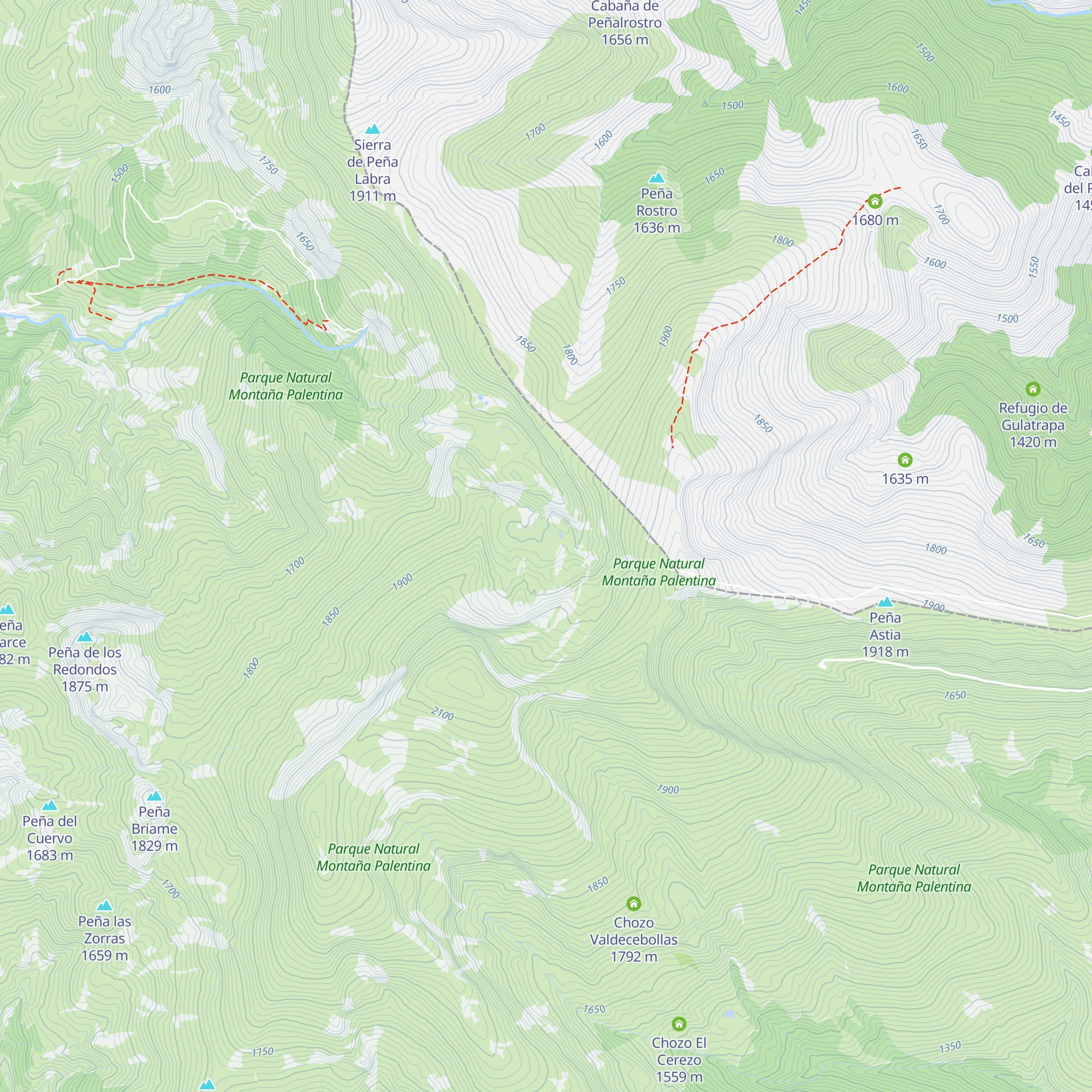 Chozo Sel de la Fuente map