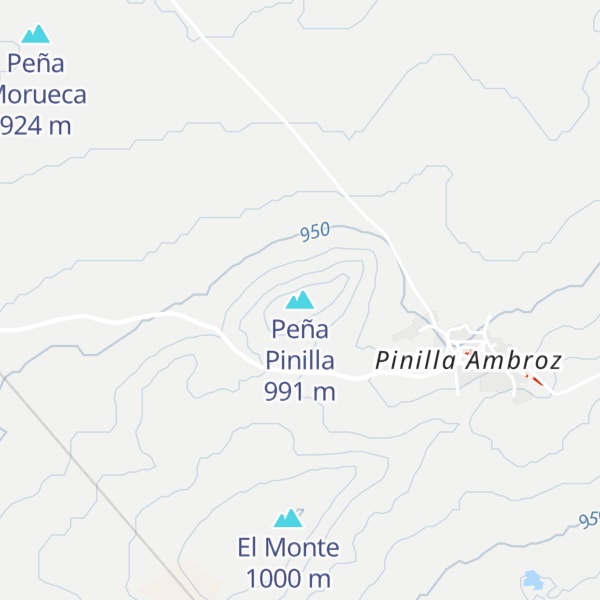 Map of Peña Pinilla
