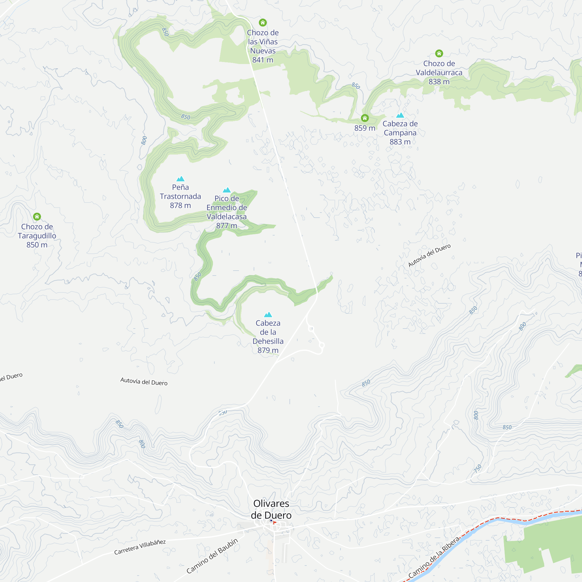 Chozo de la Armedilla map