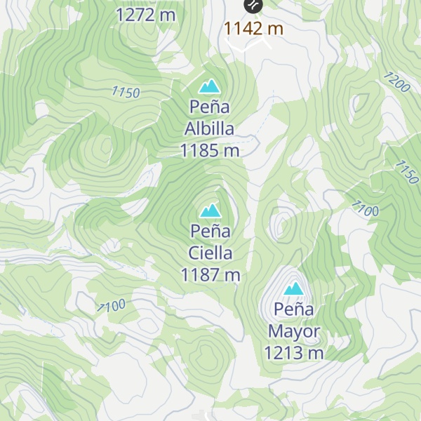 Map of Peña Ciella