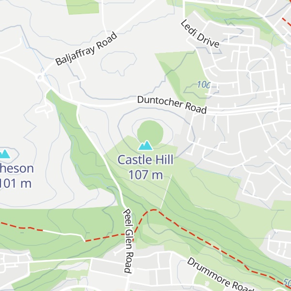 Map of Castle Hill