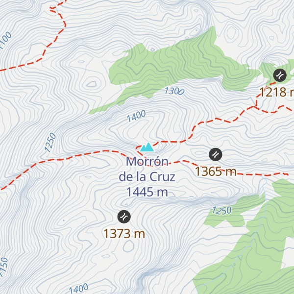 Map of Morrón de la Cruz