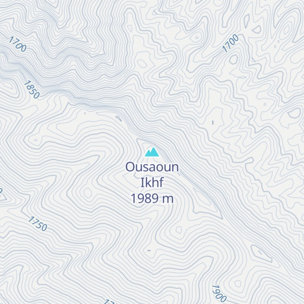 Map of Ousaoun Ikhf