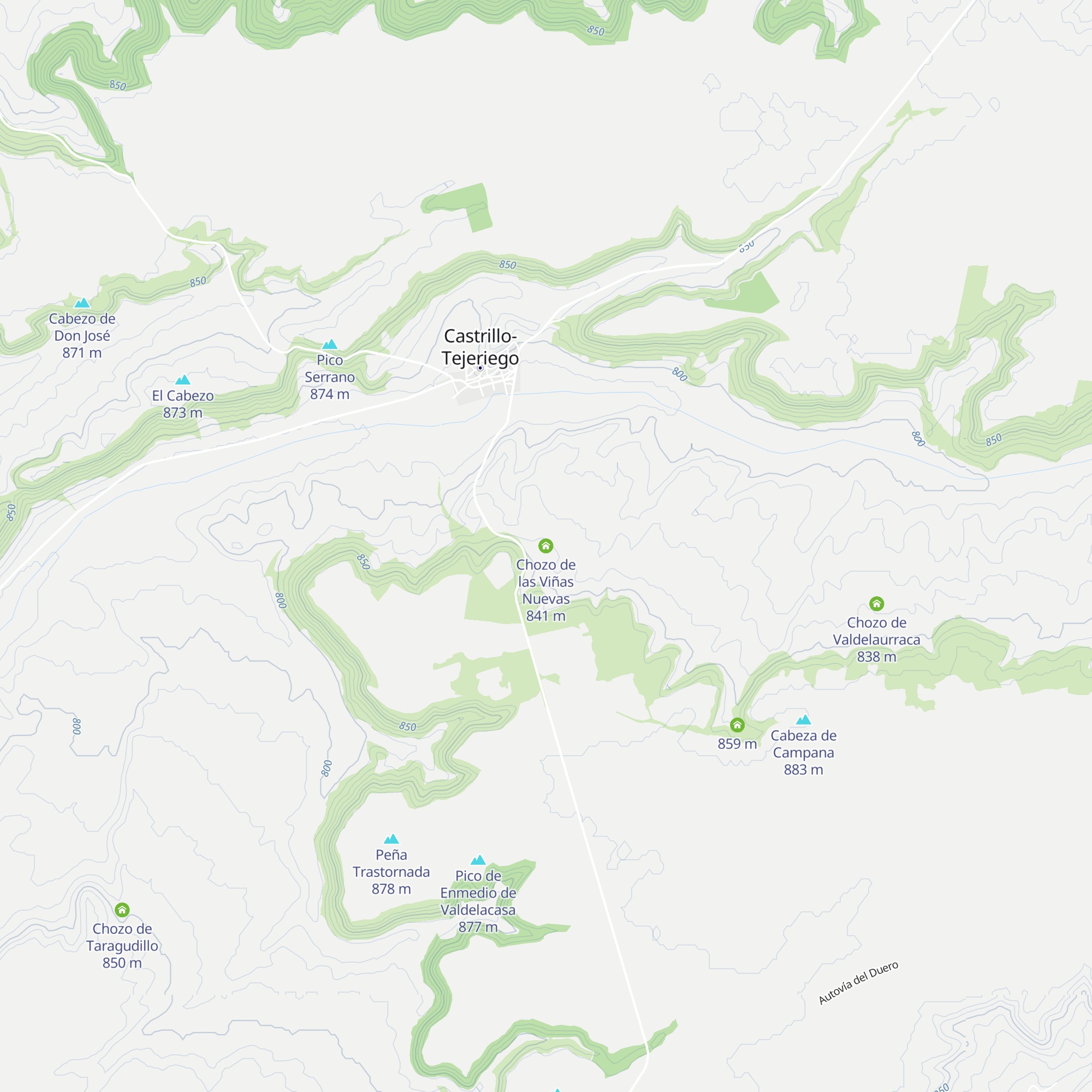 Chozo de las Viñas Nuevas map
