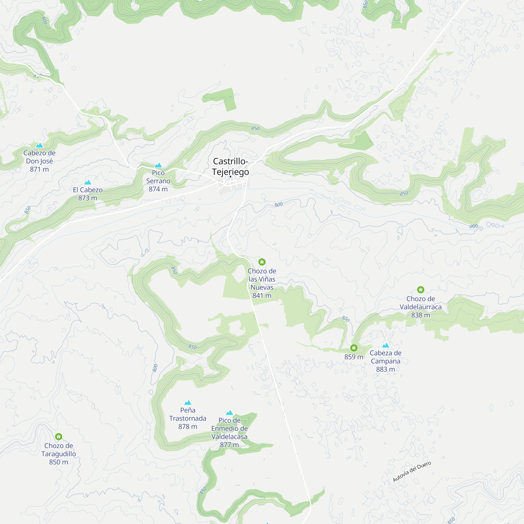 Chozo de las Viñas Nuevas map