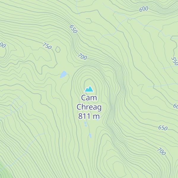 Map of Cam Chreag