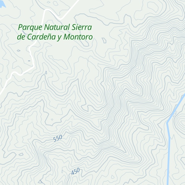 Map of Cerro de los Carrizos