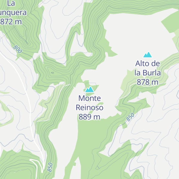 Map of Monte Reinoso