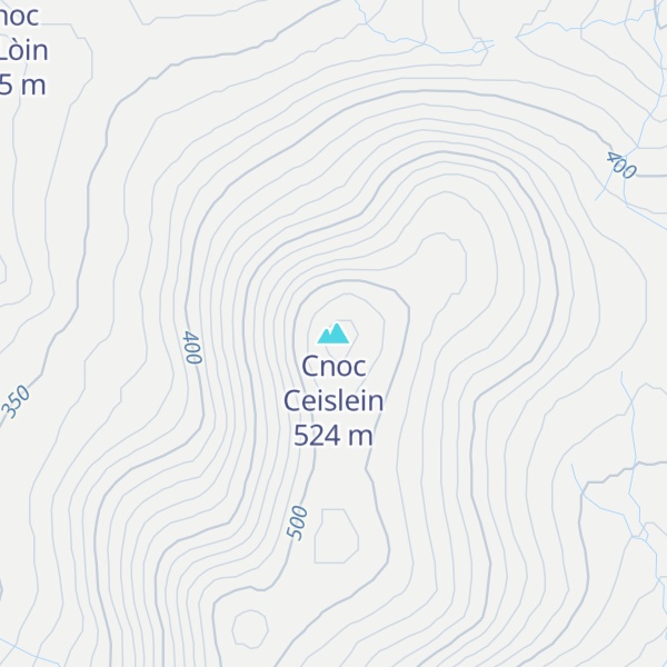 Map of Cnoc Ceislein