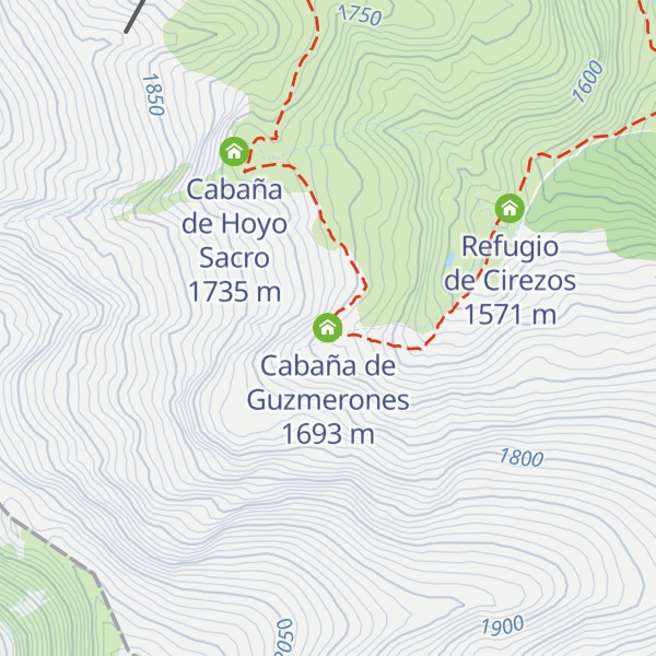 Map of Cabaña de Guzmerones