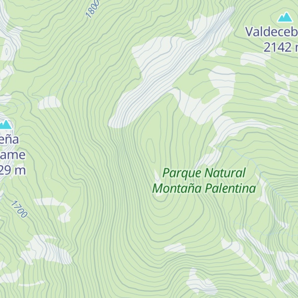 Map of Cueto de Comunales