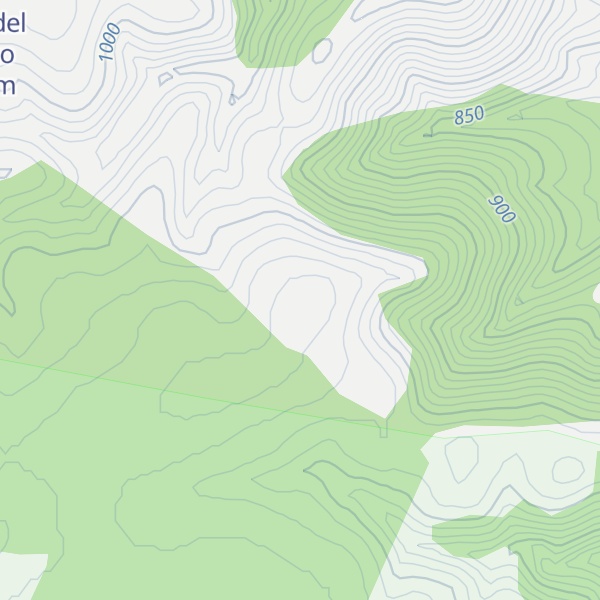 Map of Pico Solana del Brezoso (oeste)