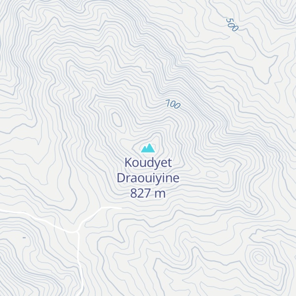 Map of Koudyet Draouiyine