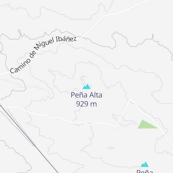 Map of Peña Alta