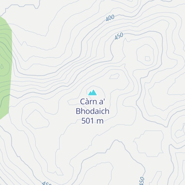 Map of Càrn a' Bhodaich