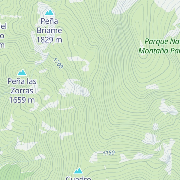 Map of Peña Frecha