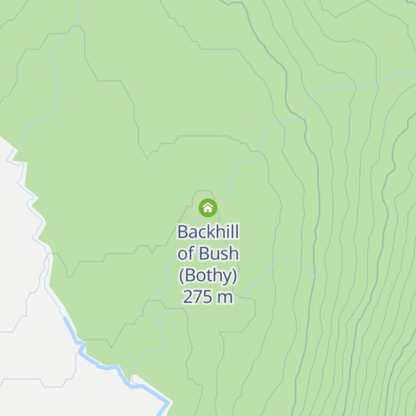 Map of Backhill of Bush (Bothy)