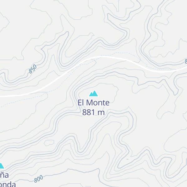 Map of El Monte