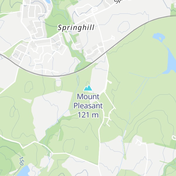 Map of Mount Pleasant