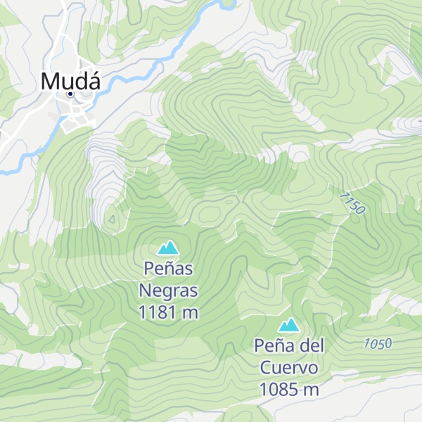Map of Peña Redonda