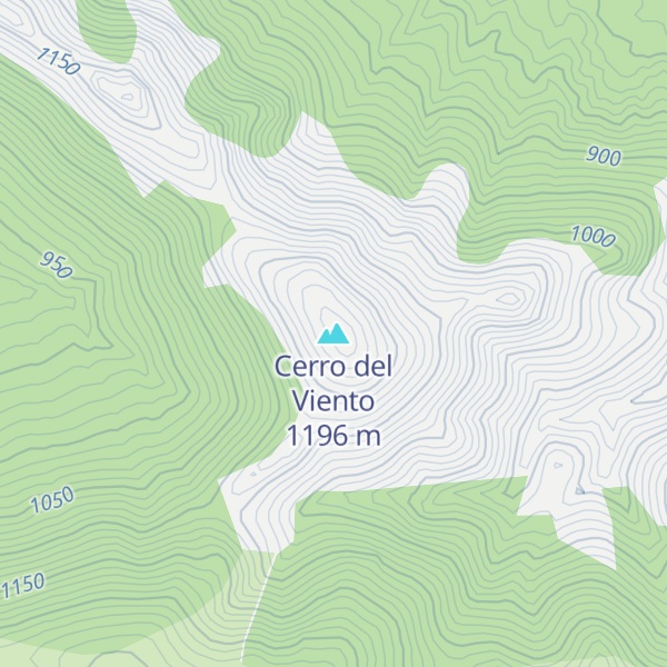 Map of Cerro del Viento