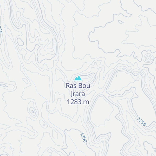Map of Ras Bou Jrara
