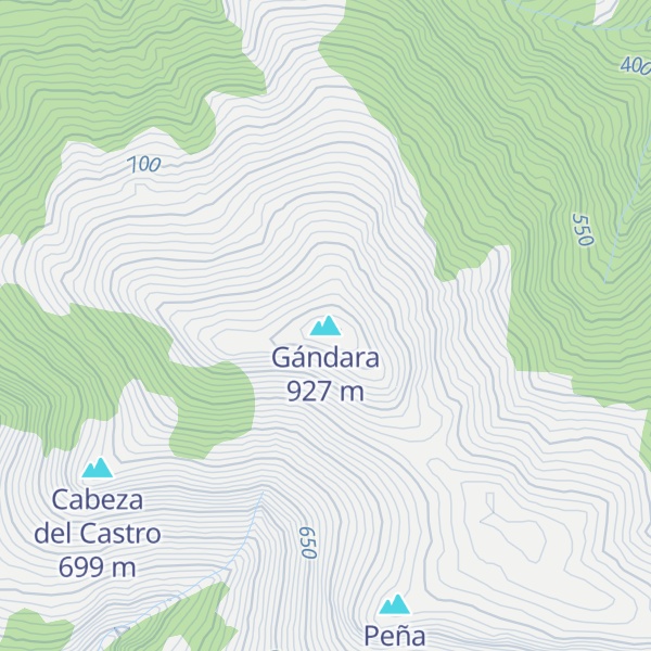 Map of Gándara