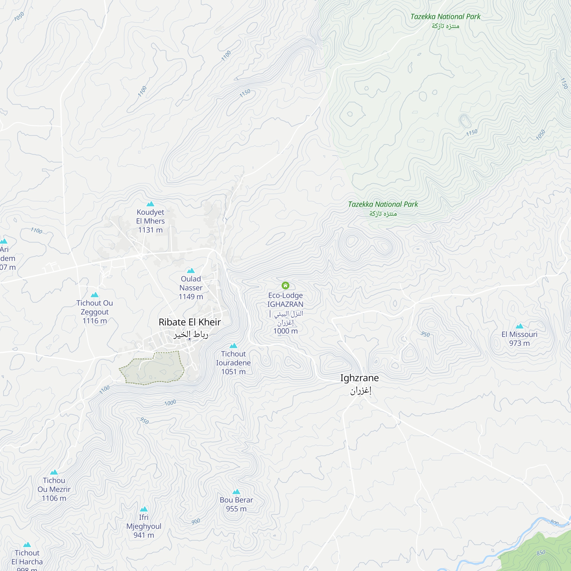 Eco-Lodge IGHAZRAN | النزل البيئي إغزران map