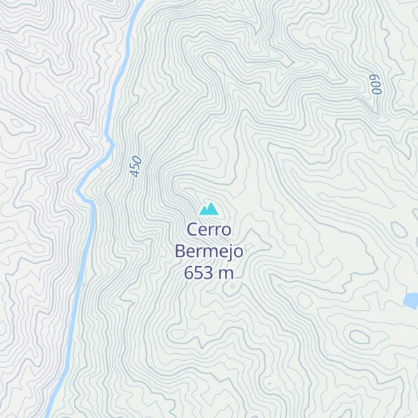 Map of Cerro Bermejo