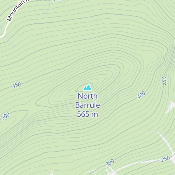 Map of North Barrule