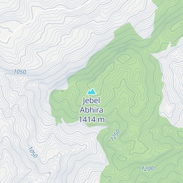 Map of Jebel Abhira