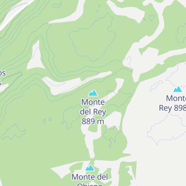 Map of Monte del Rey