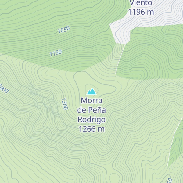 Map of Morra de Peña Rodrigo