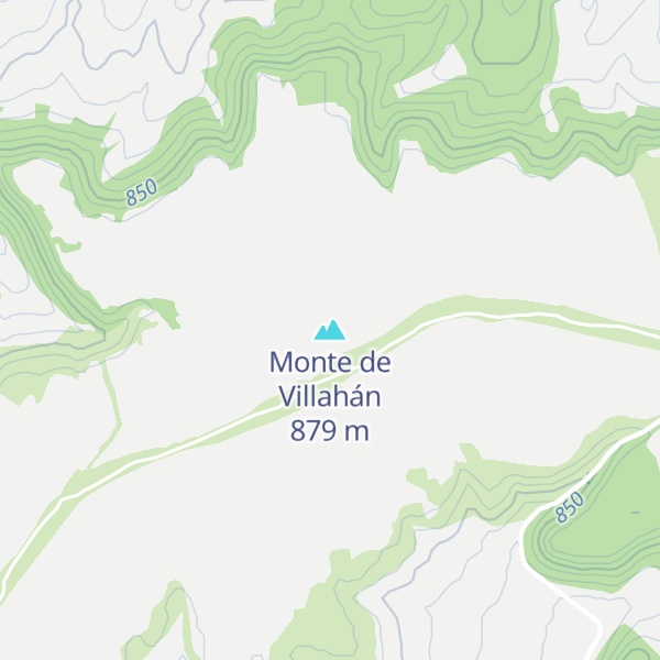 Map of Monte de Villahán