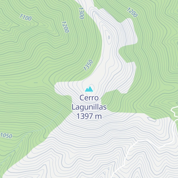 Map of Cerro Lagunillas