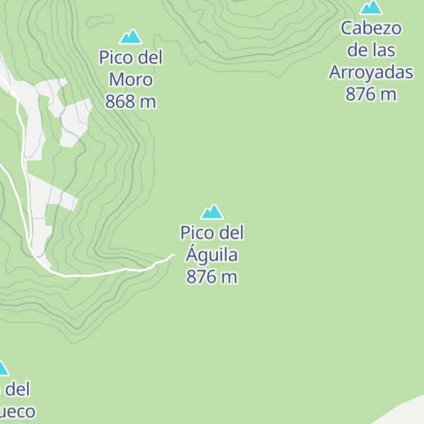 Map of Pico del Águila