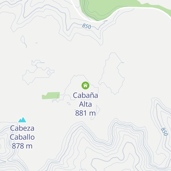 Map of Cabaña Alta
