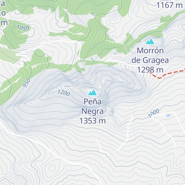Map of Peña Negra