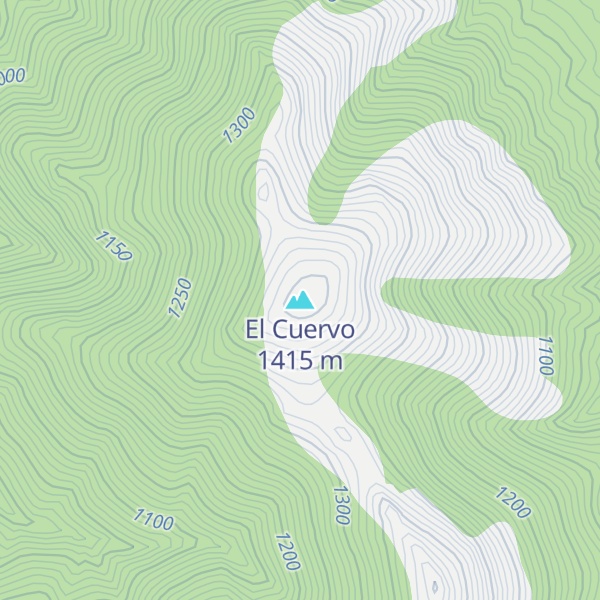 Map of El Cuervo