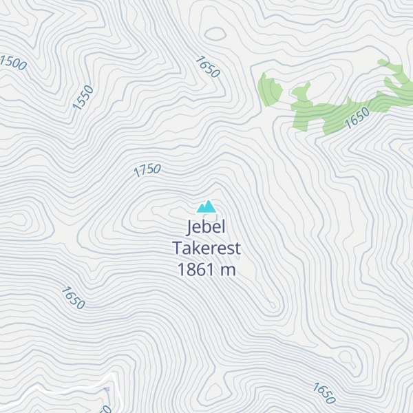 Map of Jebel Takerest