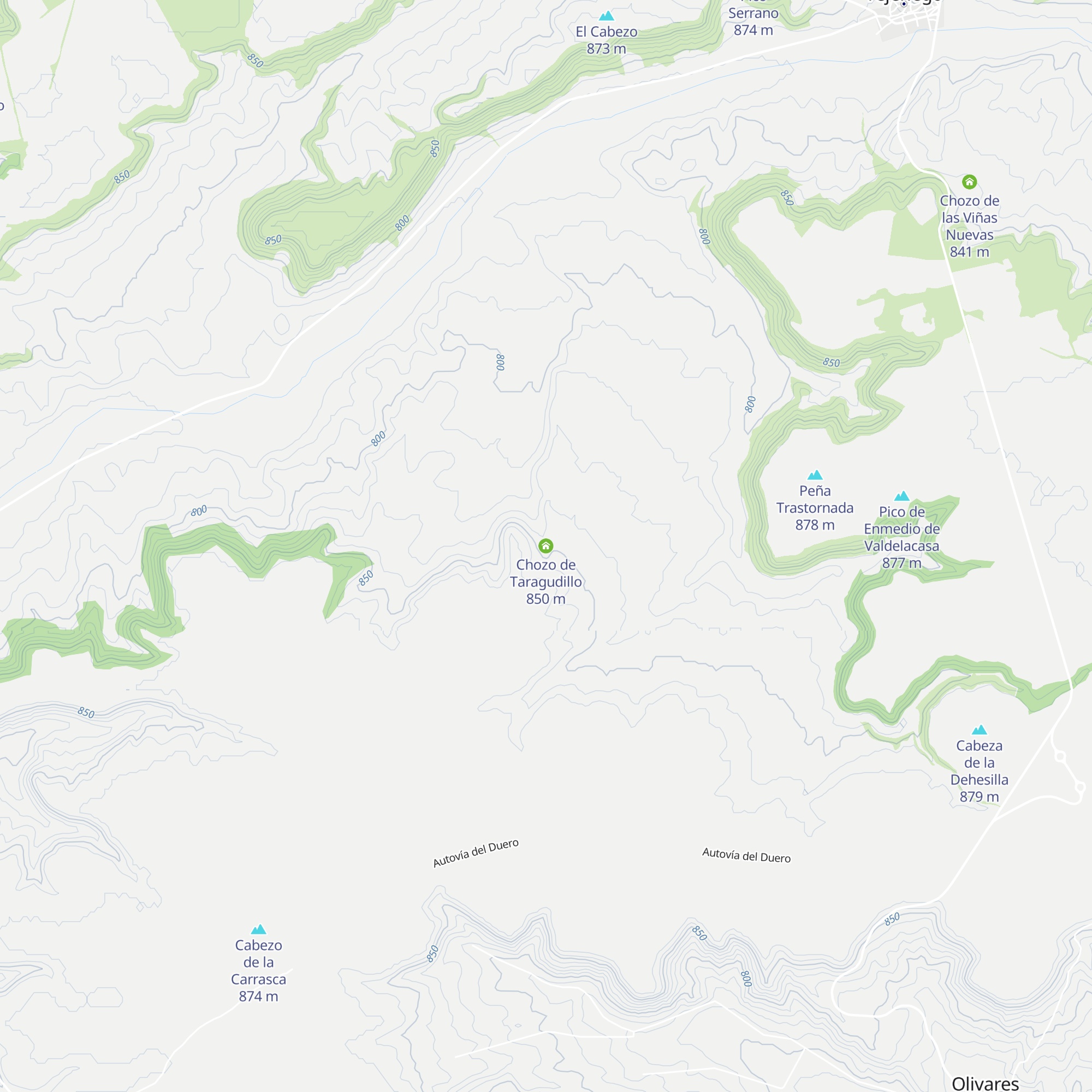 Chozo de Taragudillo map