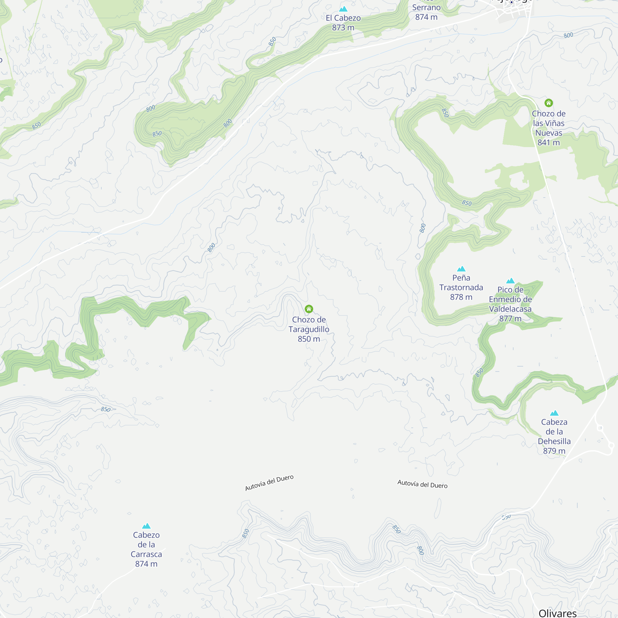 Chozo de Taragudillo map