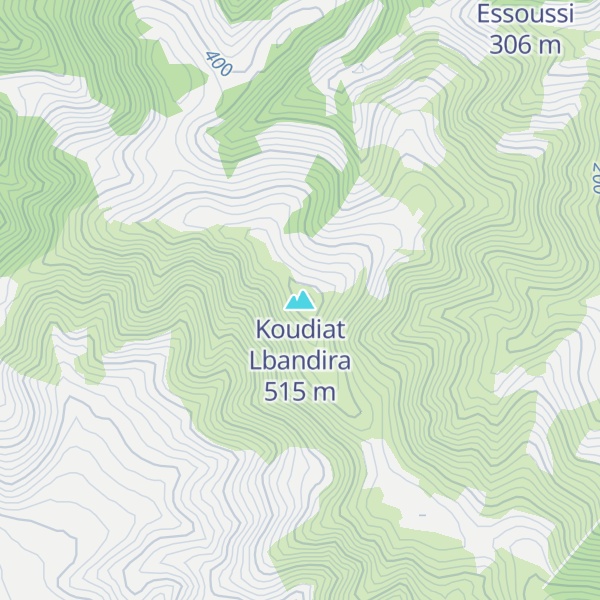 Map of Koudiat Lbandira