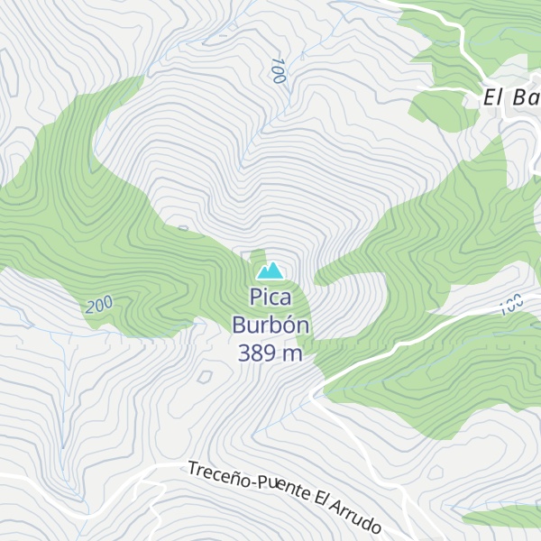 Map of Pica Burbón