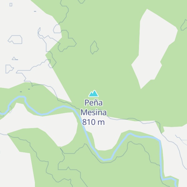Map of Peña Mesina