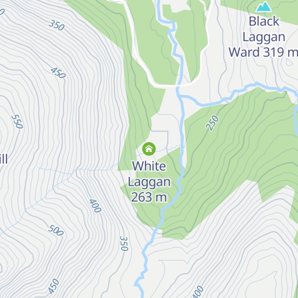 Map of White Laggan