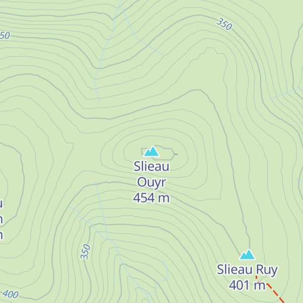 Map of Slieau Ouyr