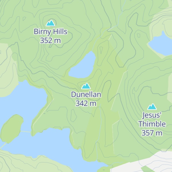 Map of Dunellan