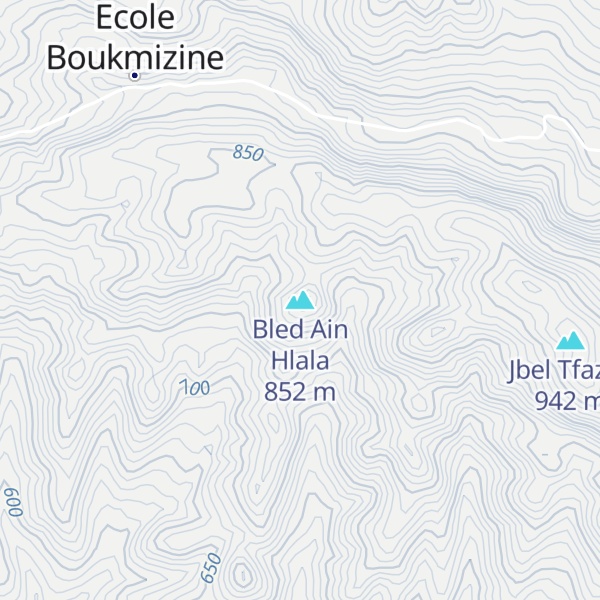 Map of Bled Ain Hlala